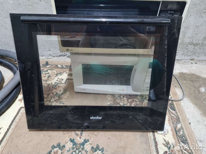 Духовой шкаф simfer, дверь, разбор запчасти