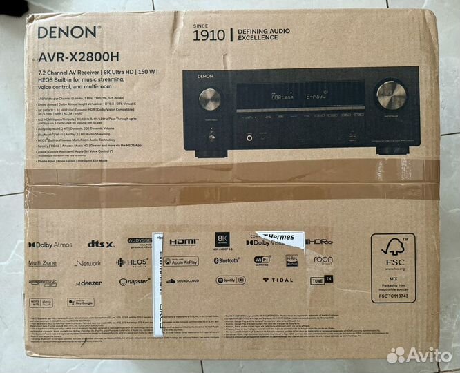 AV ресивер Denon AVR-X2800H black