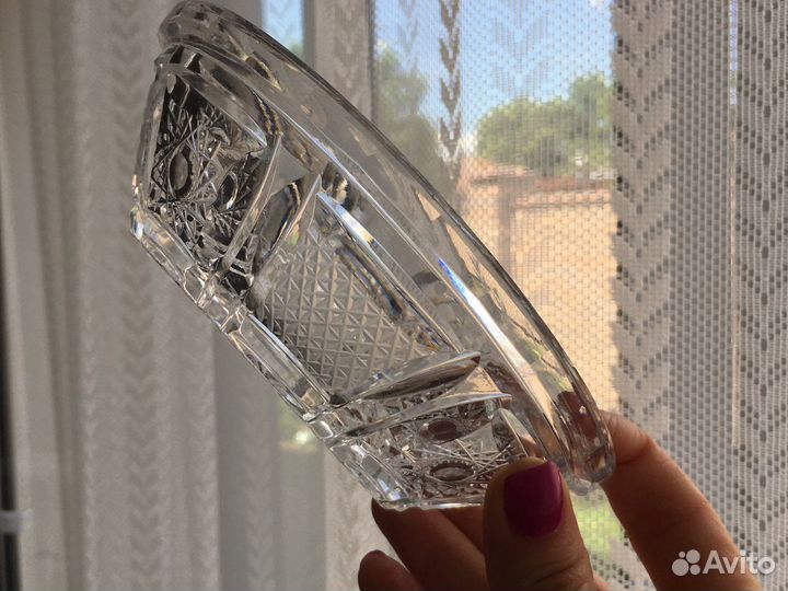 Салатники хрустальные