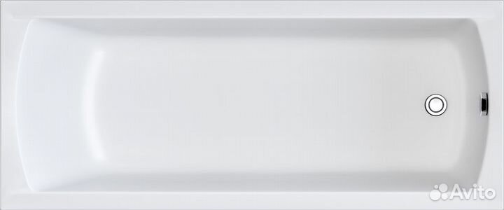 Акриловая ванна Marka One Modern 165x70 см, с ножками