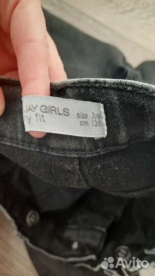 Джинсы для девочки gloria jeans 128 см