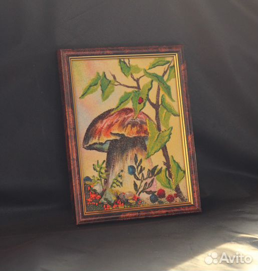 Картины из каменной крошки Гриб