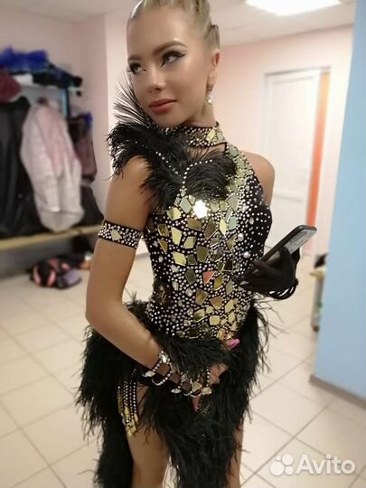 Бальное платье латина Ю2, молодёжь