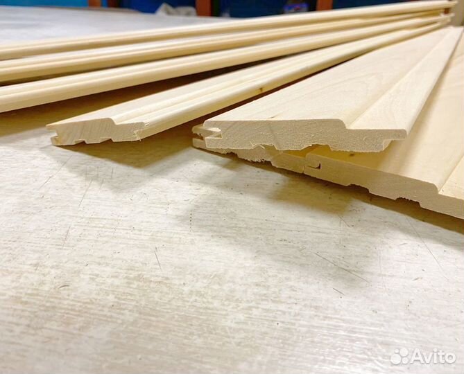 Евровагонка липа 15x88x1000 мм, сорт А