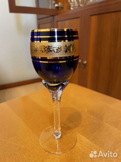 Бокалы для вина богемия. Состояние идеальное