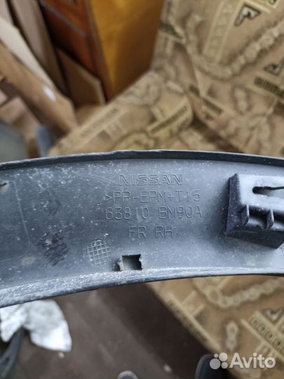 Расширитель крыла перед прав Nissan qashqai 2015