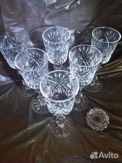 Фужеры хрустальные