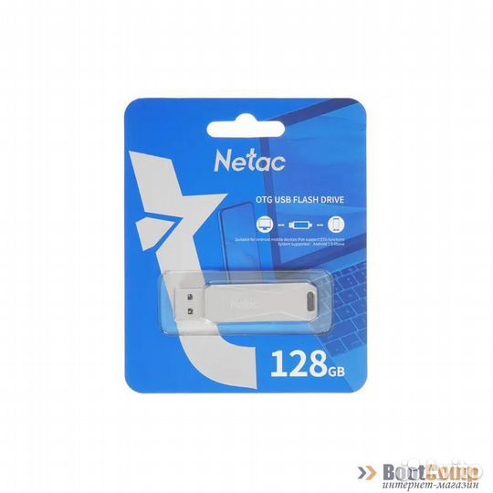 Память USB3.0 Flash Drive 128Gb Netac U782С NT03U7