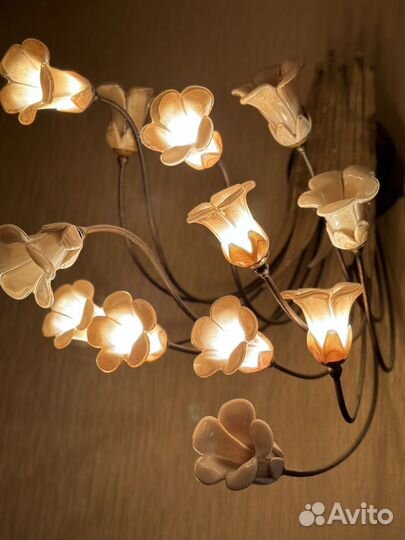 Люстра настенная,Италия,в идеальном состоянии