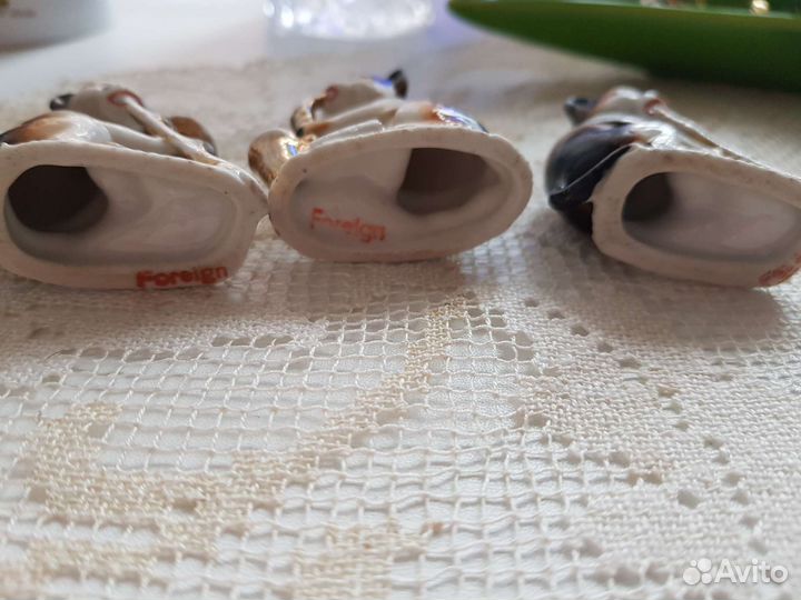 Фарфоровые коты-музыканты Германия