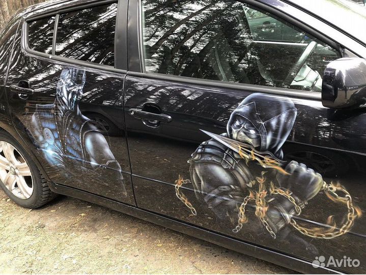 Аэрография на любых поверхностях. Роспись стен