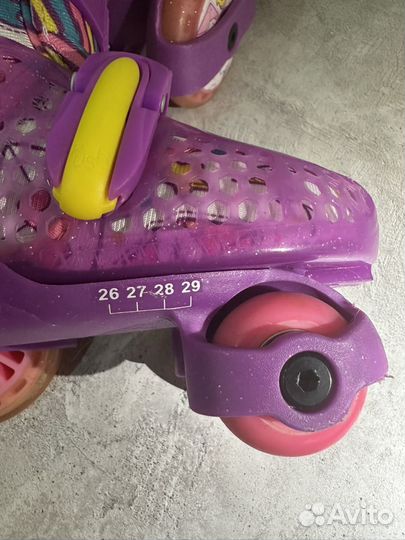 Ролики раздвижные Rush Action 26-29