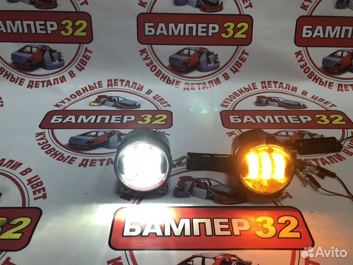 Фары диодные двухрежимные противотуманные Приора