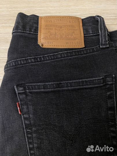 Джинсы мужские levis 511 W33 L32