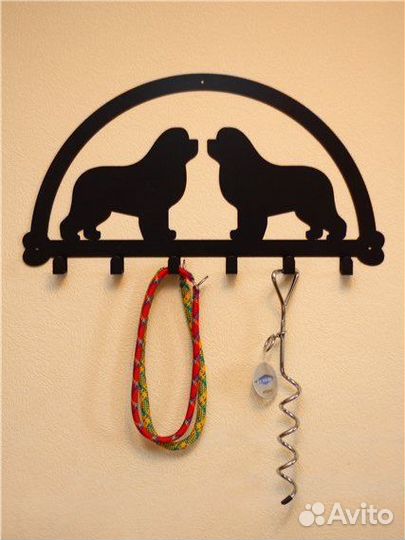 Ключницы и вешалки настенные с породами собак