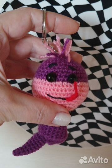 Брелок подвеска игрушка змея подарок