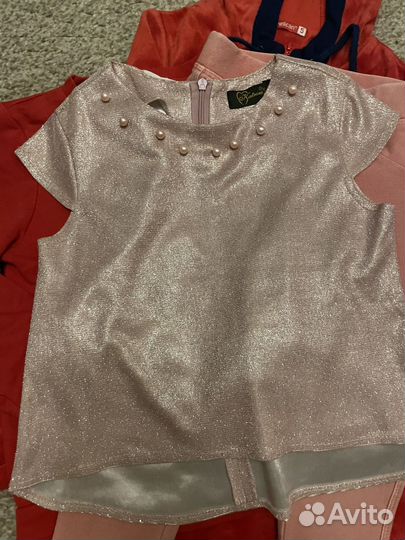 Вещи пакетом на девочку 104 110