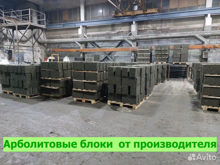 Арболит с обицовкой