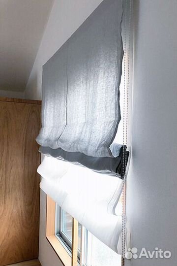 Двойная римская штора на заказ