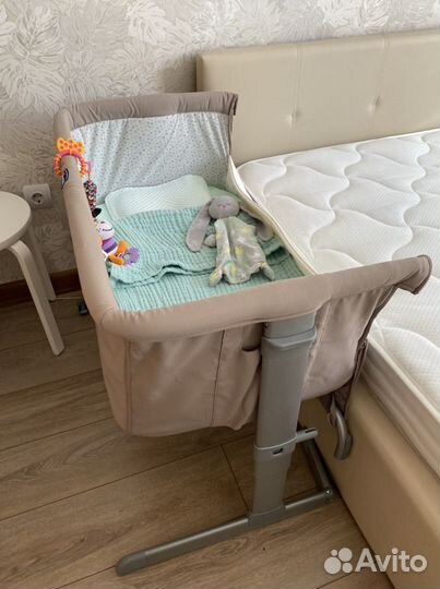 Кроватка люлька Chicco Next2Me, Light Chick To Chi