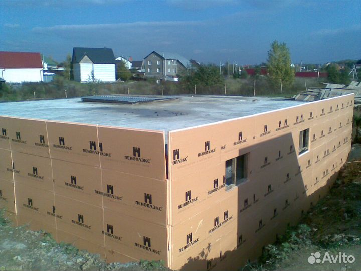 Утеплитель (фундамент, теплый пол, фасад)