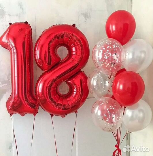 Шары гелиевые фонтан