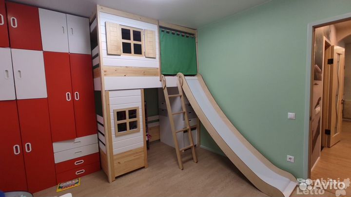 Кровать чердак