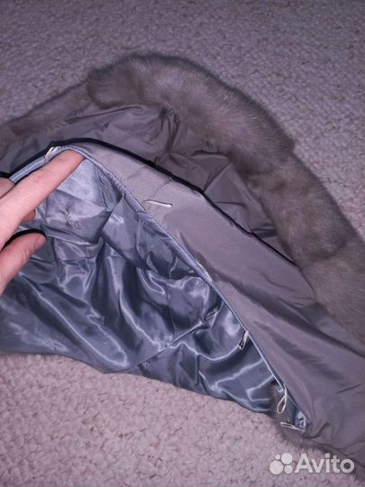 Норковый капюшон