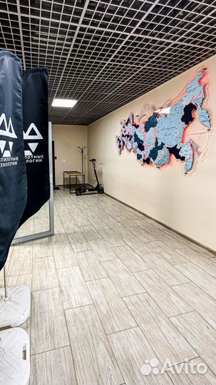 Астенная карта России (интерьерные карты)