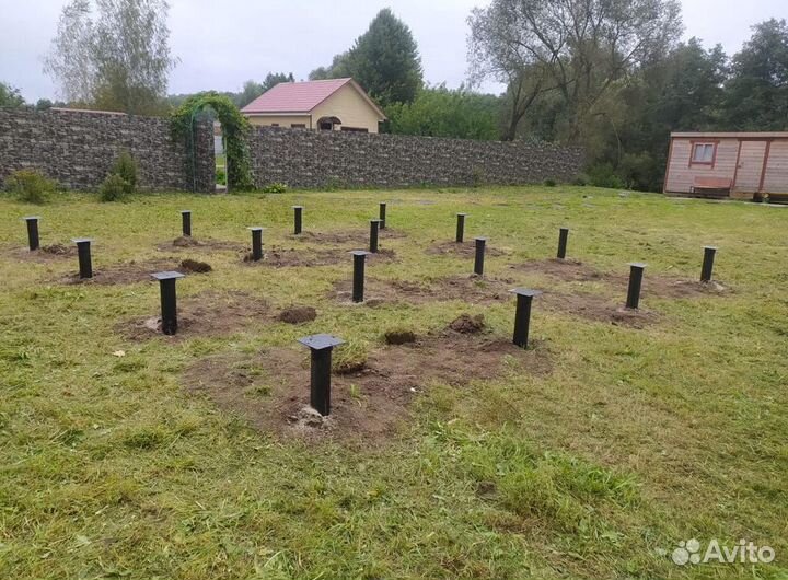 Сваи винтовые под ключ