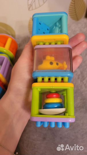 Строительные кубики fisher price