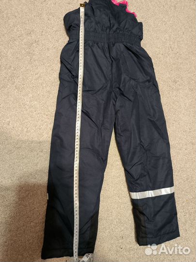 Полукомбинезон зимний для девочки р. 122й