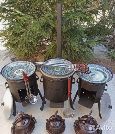 Казан чугунный узбекский