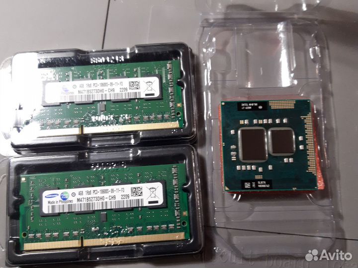 Процессор I7-620M + 8Gb оперативной памяти