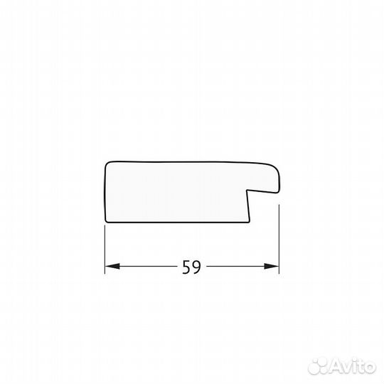 Зеркало Evoform Definite 114х64 BY 0736 в багетно