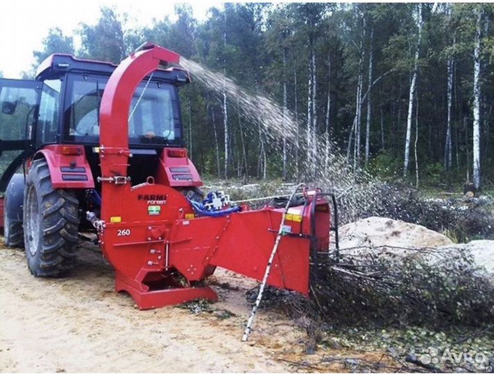 Измельчение веток деревьев