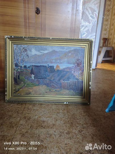 Картина маслом старая