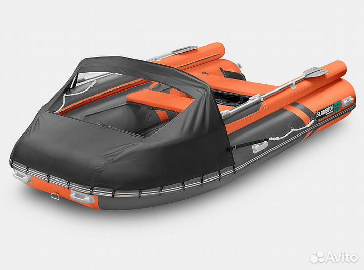 Надувная лодка gladiator E450X