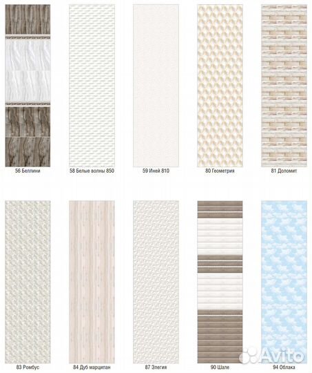 Стеновые панели пвх