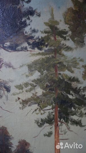 Копия картины Шишкина 1950-е годы