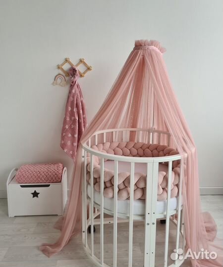 Балдахин из стрейч фатина