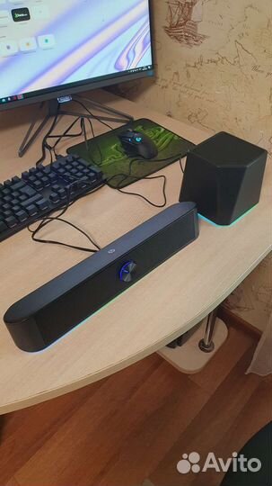 Компьютерные колонки HP с сабвуфером. Новые