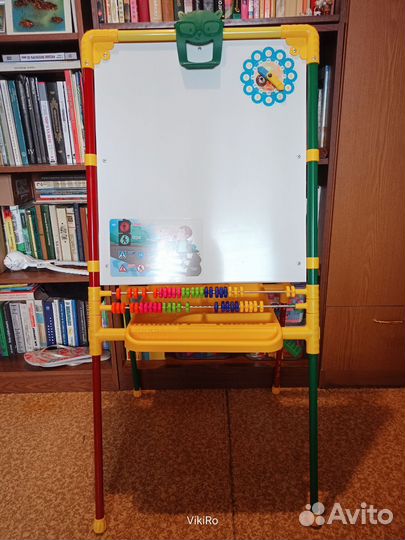 Мольберт для рисования двусторонний напольный