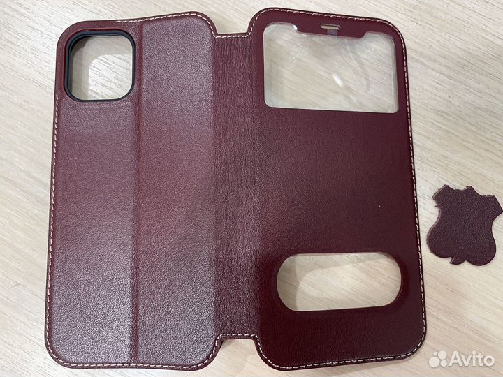 Чехол-книжка для Apple iPhone 12 Pro Max кожаный