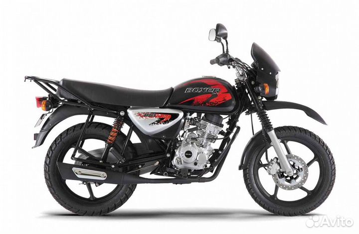 Мотоцикл bajaj boxer bm 150 x disk (5 ступенчатая