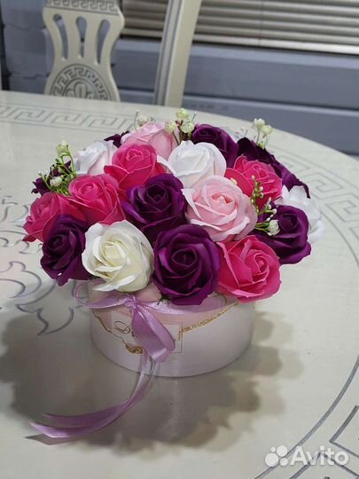 Букет цветов из мыла