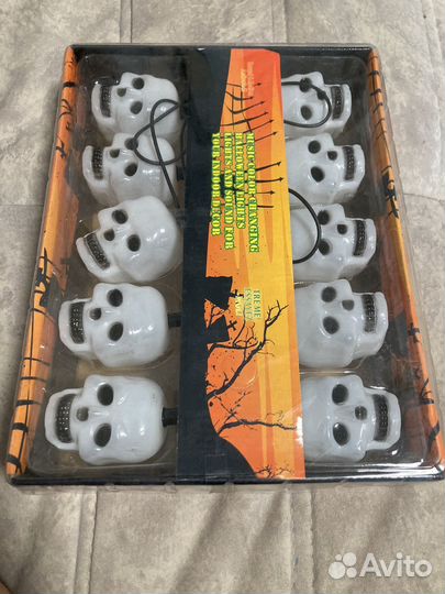 Новая электрогирлянда черепа музыкальная