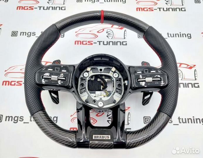 Руль B карбон Mercedes C-class W205 C205 купе AMG