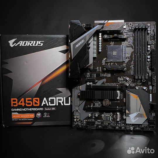 Материнская плата Gigabyte B450 Aorus Elite