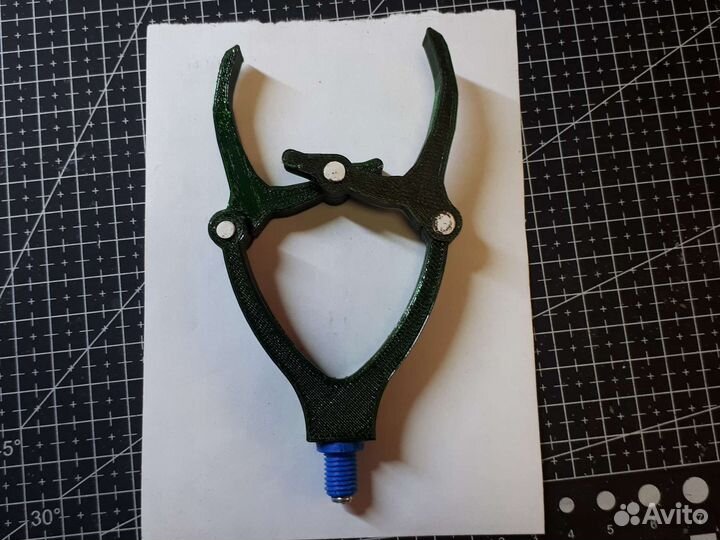 Подставка для удочки с фиксатором и резьбой 2шт